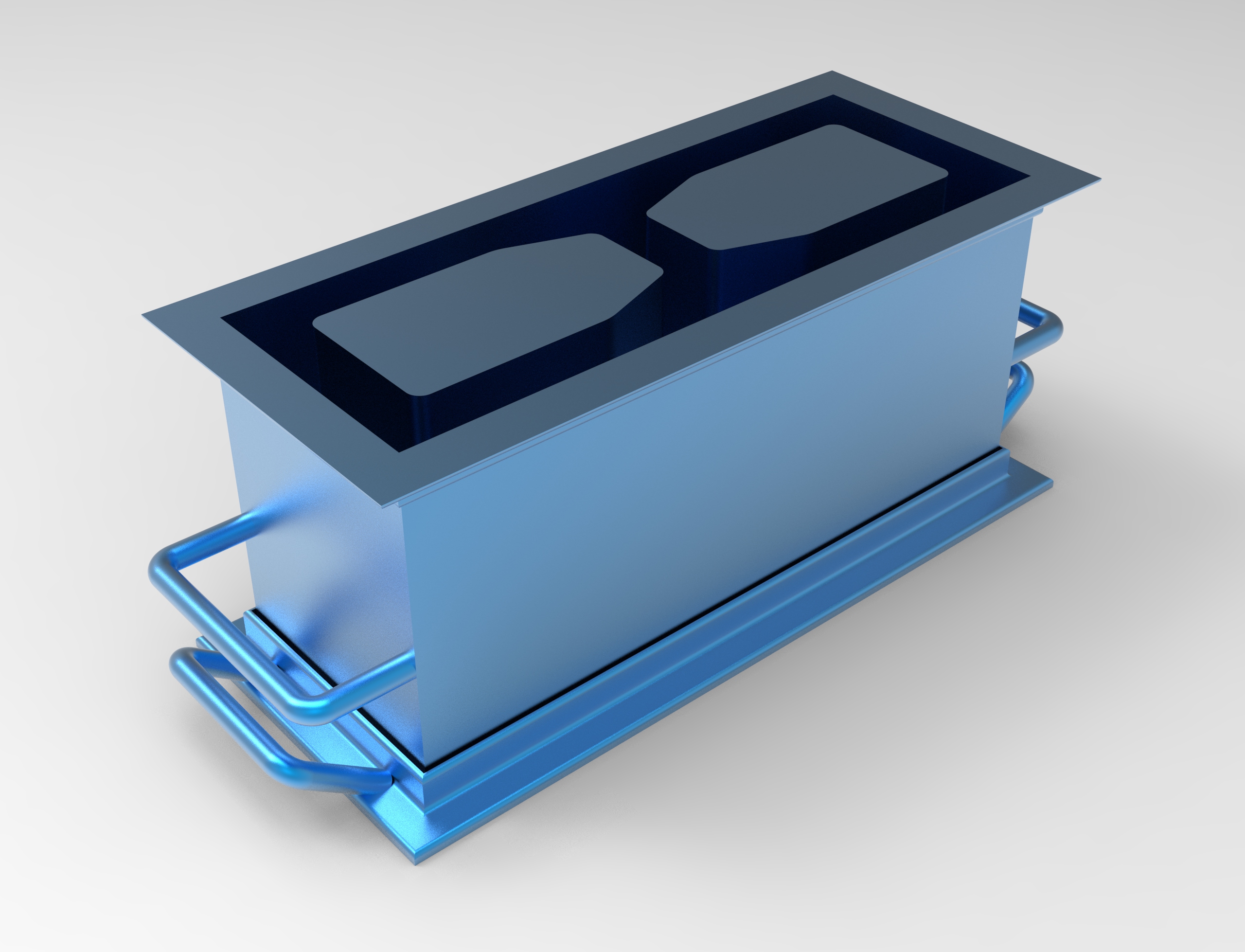 Forma Manual de Bloco 2 Furos